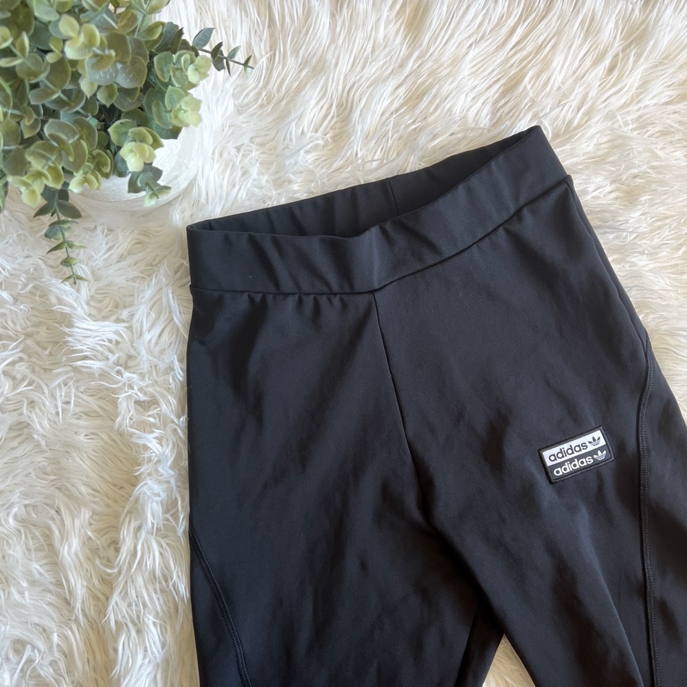 ADIDAS Black Logo Biker Short